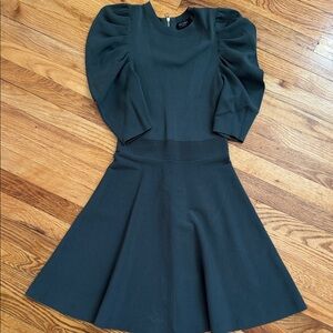 Ted Baker London Forest Green Long Sleeve Dress